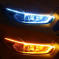 🎉 50% RABATT – 2026 REA! 💡 Flexibel LED-flytande signallampa för bil – 2-pack vattentät, tvåfärgad 12V slinga – perfekt för varselljus, blinkers och säker körning 🚗⚡