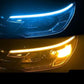 🎉 50% RABATT – 2026 REA! 💡 Flexibel LED-flytande signallampa för bil – 2-pack vattentät, tvåfärgad 12V slinga – perfekt för varselljus, blinkers och säker körning 🚗⚡