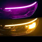🎉 50% RABATT – 2026 REA! 💡 Flexibel LED-flytande signallampa för bil – 2-pack vattentät, tvåfärgad 12V slinga – perfekt för varselljus, blinkers och säker körning 🚗⚡