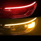 🎉 50% RABATT – 2026 REA! 💡 Flexibel LED-flytande signallampa för bil – 2-pack vattentät, tvåfärgad 12V slinga – perfekt för varselljus, blinkers och säker körning 🚗⚡