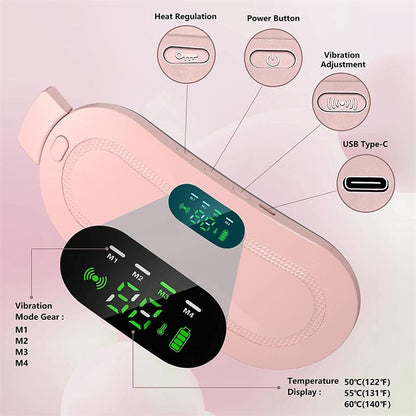 💖 BEGRÄNSAD TID – 50% RABATT! ⚡ Trådlös Menstruationsmassager – Värme, Vibration, Diskret – perfekt för snabb lindring hemma, på jobbet och på resan ✨