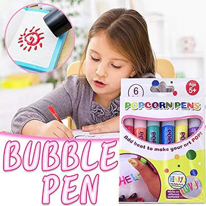 🎁 KÖP 1 FÅ 1 GRATIS! Magiska puffpennor – skapa 3D-konst hemma – 6 färger, enkel uppvärmning & oändliga möjligheter – perfekt för barn och kreativa själar 🎨✨