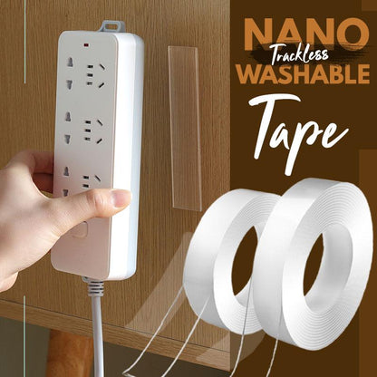 🥳50 % RABATT NU! Återanvändbar nano halkfri tejp – genomskinlig, vattenbeständig & lämnar inga märken – perfekt för köket, badrummet, hallen och kontoret 🏠✨