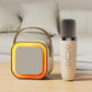 🎤 50% RABATT NU! 🎶 Mini karaoke-enhet för barn med 2 trådlösa mikrofoner – klar ljud, Bluetooth & 5 röstförändringar – perfekt för kalas, familjekvällar och resor ✨