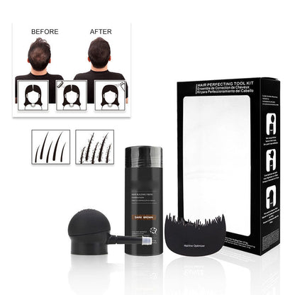 🔥 50% RABATT NU! 💇‍♂️ Hårbyggande fiberset – omedelbar volym, naturligt utseende & vattentätt skydd – perfekt för tunnhårighet och fläckar ✨