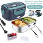 🍱 50% RABATT NU! ⚡ 2-i-1 Bärbar Dual Voltage Electric 7-delad Set Lunchbox – Snabb Uppvärmning & Läckagesäker – Perfekt för Bil, Kontor & Resor 🚗✨