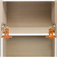 🔧 50% RABATT NU! 2-i-1 monteringsjigg för skåpluckor – exakt positionering, högkvalitativ aluminium & halkskydd – perfekt för snabb och enkel installation av skåpluckor och gångjärn 🛠️✨