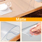 🧽 50% RABATT NU! PVC-bordsunderlägg i klar tjock kvalitet – vattentåligt, oljetåligt & lätt att torka av – perfekt för matbord, skrivbord och bänkskivor ✨