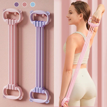 🔥 50% RABATT NU! 💪 Justerbart motståndsband med handtag – 6 nivåer, mångsidig träning & bekväma grepp – perfekt för hemma, gymmet och resan ✨