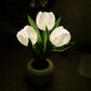 LED tulpan nattlampa blomsterbordslampa🌷