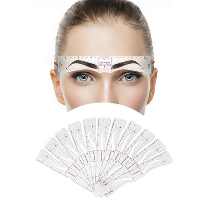 💄 50% RABATT NU! Ögonbrynsschabloner med hårband – 12 unika former, enkel applicering & återanvändbara – perfekt för perfekta ögonbryn på sekunder ✨👁️