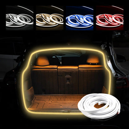 😣 Mörkt i bagageutrymmet? 🚗 LED-ljusremsa – enkel att installera, starkt ljus & IP65-skyddad