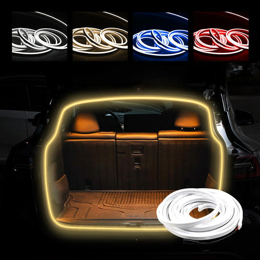 😣 Mörkt i bagageutrymmet? 🚗 LED-ljusremsa – enkel att installera, starkt ljus & IP65-skyddad