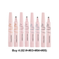 🔥 2026 HOT SALE – 50% RABATT! 🔥 Waterproof Four-Prong Brow Pencil – fyrspittad precisionsspets, vattentät & långvarig – perfekt för naturliga eller djärva ögonbryn ✨💄