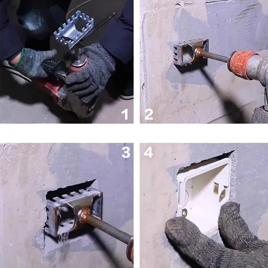 🔥86-Typ fyrkantig hålskärare för elbox