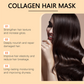 💆‍♀️ 50% RABATT NU! ✨ Kollagen hårmask för torrt och skadat hår – stärker, reparerar & återfuktar – perfekt för matt, skört och livlöst hår 💛
