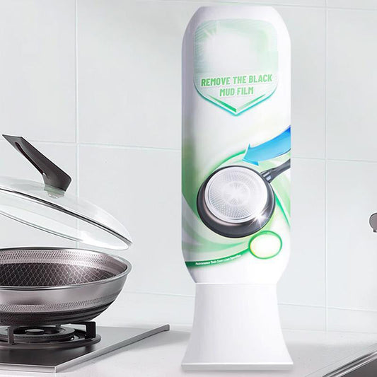 Kraftfull film av brända rester för köksredska