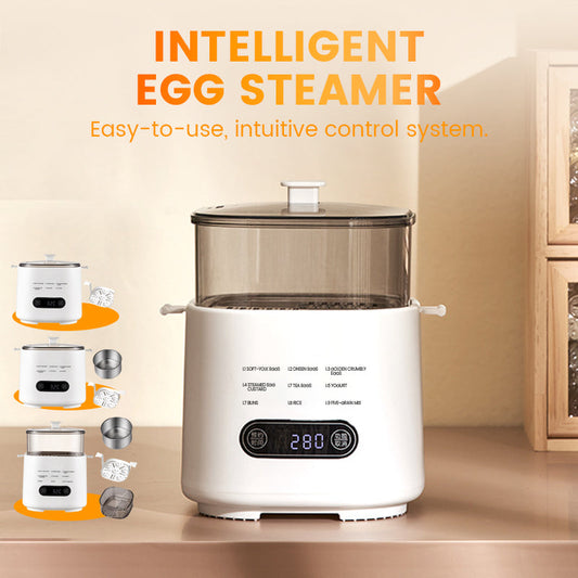 🥚 50% RABATT NU! ✨ Mini Multifunktionell Äggkokare med Smart Touchpanel – enkel frukost med ett tryck – perfekt för perfekta ägg varje gång 🍳