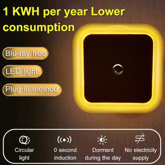 LED Smart Light Control Sensor Energisparande Lampa