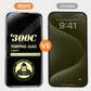 HD Anti-spion Hempered Glass Screen Protector för iPhone-serien