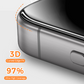HD Anti-spion Hempered Glass Screen Protector för iPhone-serien