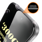 HD Anti-spion Hempered Glass Screen Protector för iPhone-serien