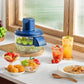 🧄🍎 50% RABATT NU! Transparent elektrisk frukt- & grönsaksskalare – 5 rostfria blad, snabb skalning & enkel rengöring – perfekt för köket 🍇✨