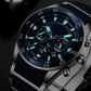 ⌚ HERRWATERPROOF KVARTSUr - DIN ÄVENTYRSKOMPIS! 🌊 🔥 200M VATTENTÅLIG - Klarar både bastu & bad: ✅ Simning 🏊‍♂️ ✅ Dykning 🤿 ✅ Vardagsklassikern 👔 ⚡ SMART FUNKTIONALITET: • Dubbel tidzon ⏱️ • Luminiscenta visare 🌙 • Kalenderfunktion 📅