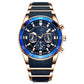 ⌚ HERRWATERPROOF KVARTSUr - DIN ÄVENTYRSKOMPIS! 🌊 🔥 200M VATTENTÅLIG - Klarar både bastu & bad: ✅ Simning 🏊‍♂️ ✅ Dykning 🤿 ✅ Vardagsklassikern 👔 ⚡ SMART FUNKTIONALITET: • Dubbel tidzon ⏱️ • Luminiscenta visare 🌙 • Kalenderfunktion 📅