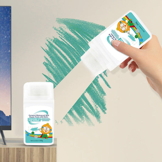 Kompakt vattentät väggreparationsfärg med roller