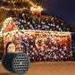 🎅 50% RABATT NU! 🎄 Julprojektorljus med 16 mönster – skapa magisk feststämning – perfekt för julmys, middagar och fester ✨🎁