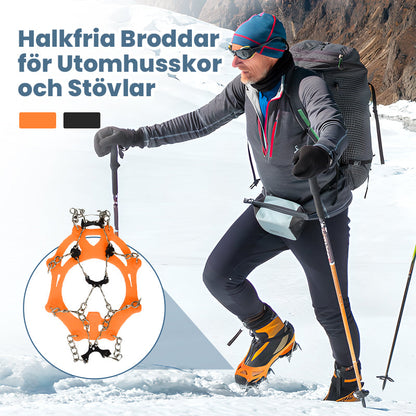 ❄️ 50% RABATT NU! 🥾 Halkskydd för skor och stövlar – säkrare steg på hala vintervägar – passar skostorlek 35–44 ✨