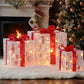 Glowing Christmas Gift Box Decorations