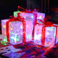 Glowing Christmas Gift Box Decorations
