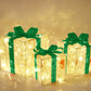 Glowing Christmas Gift Box Decorations