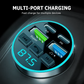 Multifunktionell Bil Bluetooth Spelare med Snabbladdning