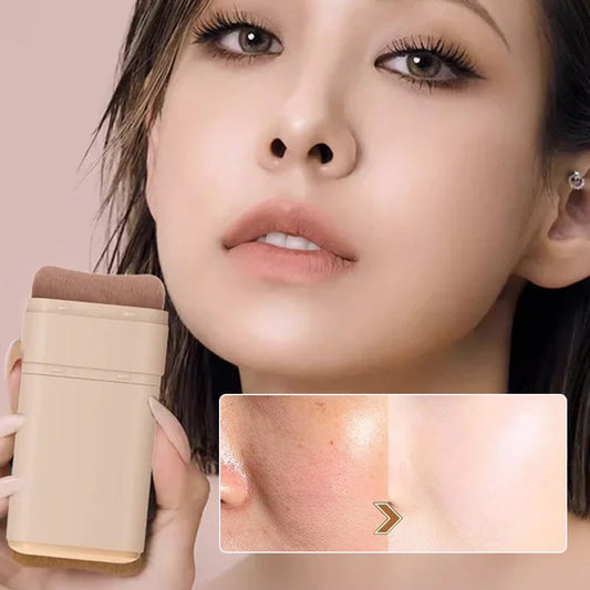 Sammetsmatt foundationstift med fin borste