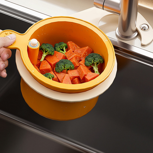 Hängande silkorg för diskbänk