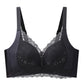 Women's Breathable Wire-Free Lace Minimizer Bra