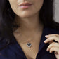Angel Wing hjärta halsband