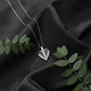Angel Wing hjärta halsband