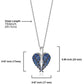 Angel Wing hjärta halsband
