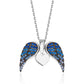 Collier coeur aile d’ange
