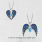 Collier coeur aile d’ange