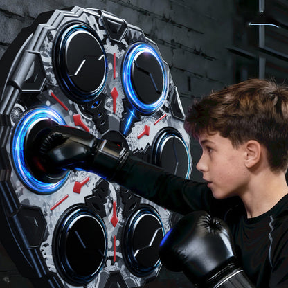 🥊Boxas i takt med musiken – interaktiv smart boxningsmaskin för rolig träning hemma