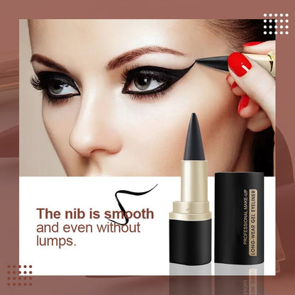 💧 KÖP 1, FÅ 1 GRATIS! ✨ Snabbtorkande Eyeliner – Smudge-Proof, Vattenresistent & Precist Penselspets 🎭✨