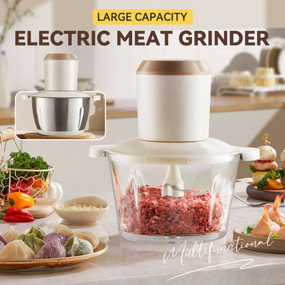 🔪 50% RABATT NU! Elektrisk köttkvarn med stor kapacitet – kraftfull motor, multifunktionell & 1,8 L skål – perfekt för storkok, måltidsförberedelser och familjemiddagar ⚡🍖