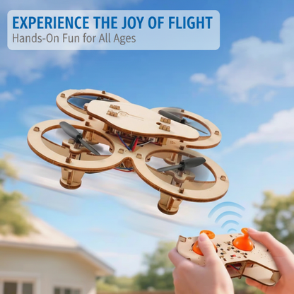 ⏰ Endast nu – 50 % rabatt! ✈️ DIY-byggsats för trädrönare för barn – bygg & flyg själv, perfekt present 🎁💥