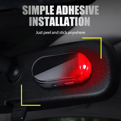 🚗 50% RABATT! ☀️ Solcellsdriven Stöldskyddslampa för Bil – ljust skräckvapen, vandalsäker & enkel installation – perfekt för parkeringssäkerhet 🔒✨
