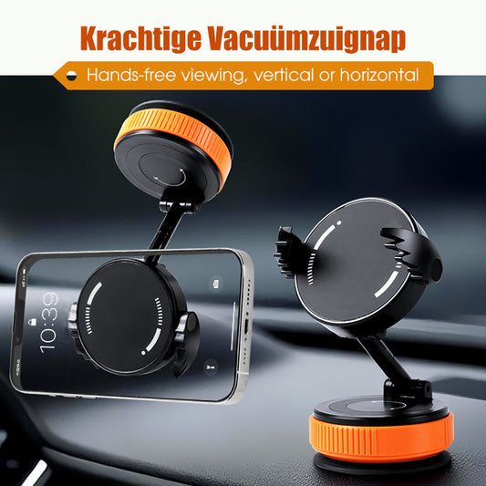 🛣️📱 Magnetisk mobilhållare för bilen – 360° rotation, håller mobilen stadigt i kurvor 🧲✅